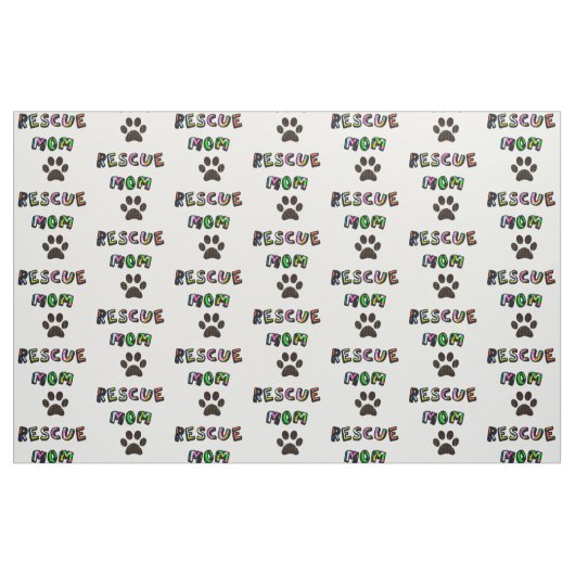 Retro-Design der Rescue-Mama Stoff (Fat Quarter (45,7 x 55,9 cm))