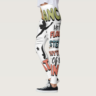 Retro-Design für Tap Dance-Geschenke für Tap-Tänze Leggings
