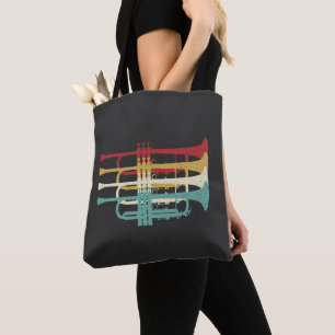 Retro-Design für Trompeter in einer Marschkapelle Tasche