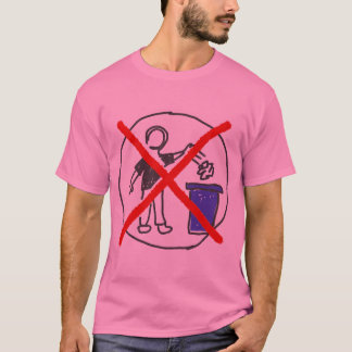 Retro-Design gegen Müll: Saubere Erde T-Shirt