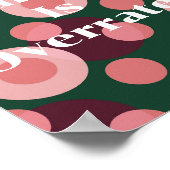 Retro-Design, Gewöhnlich ist überbewertet Poster (Ecke)