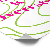 Retro-Design, Gewöhnliches ist überbewertet Poster (Ecke)