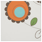 Retro-Design im Stil der 70er Jahre Stoff (Muster)