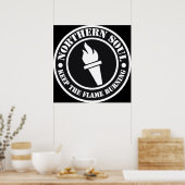 Retro-Design im Stil des nördlichen Souls Poster (Küche)