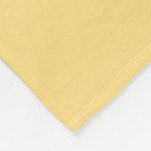 Retro-Design in Gelb- und Orangetönen Fleecedecke (Ecke)