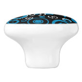 Retro-Design Keramikknauf (Seitenansicht)
