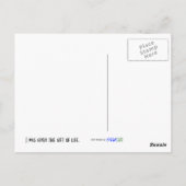 Retro Design Kidney Transplant Recipient Postkarte (Rückseite)