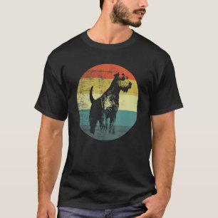 Retro Design Lakeland Terrier Dog T-Shirt