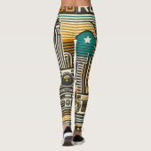Retro-Design Leggings (Rückseite)