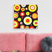 Retro-Design Leinwanddruck (Insitu (Wohnzimmer))
