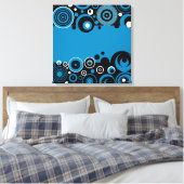 Retro-Design Leinwanddruck (Insitu (Schlafzimmer))