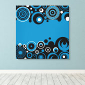 Retro-Design Leinwanddruck (Insitu (Holzboden))