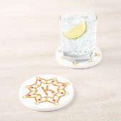 Retro-Design Mitte des Jahrhunderts Personalisiert Getränkeuntersetzer (Seite)