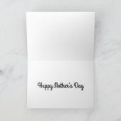 Retro Design Mustang Grußkarte Dankeskarte (Innenseite)