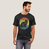 Retro-Design-Ragamuffin-Katze T-Shirt (Vorne ganz)