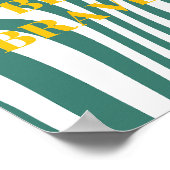 Retro-Design, Sei mutig Poster (Ecke)