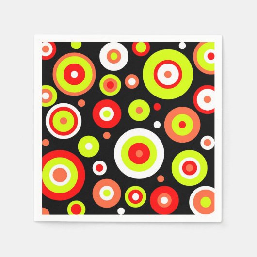 Retro-Design Serviette (Vorderseite)