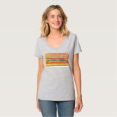Retro Design T Shirt für Frauen (Vorderseite Vollansicht)