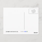 Retro-Design Transplantatüberträger Postkarte (Rückseite)