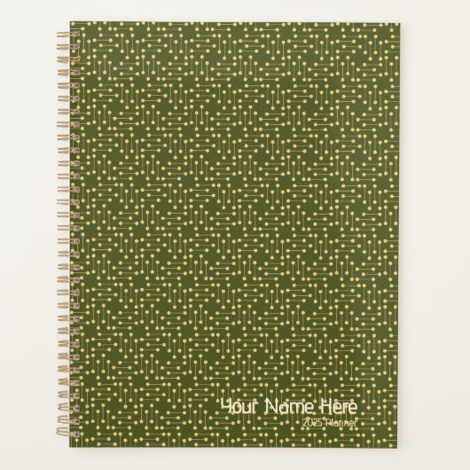 Retro Design Undated Planer and Calendar (Vorderseite)