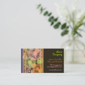 Retro-Design-Visitenkarten Visitenkarte (Stehend Vorderseite)