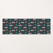 Retro Design Yogamatte (Rückseite (Horizontal))