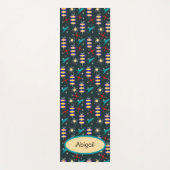 Retro Design Yogamatte (Vorderseite)