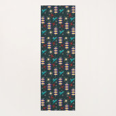 Retro Design Yogamatte (Rückseite)