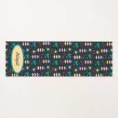 Retro Design Yogamatte (Vorderseite (Horizontal))