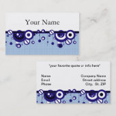 RETRO-DESIGNER-GESCHÄFT ODER VISITENKARTE-VORLAGE VISITENKARTE (Vorne/Hinten)