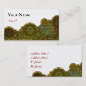 RETRO DESIGNER-GESCHÄFTSKARTEN VISITENKARTE (Vorne/Hinten)