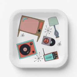 Retro-Designs Pappteller