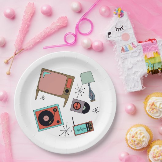 Retro-Designs Pappteller (Party)