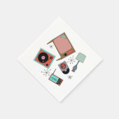 Retro-Designs Serviette (Ecke)