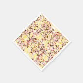 Retro-Dessertserviette mit pipettierten Frosting-D Serviette (Ecke)