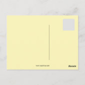 Retro Deux Chevaux die Zinnsnase Postkarte (Rückseite)