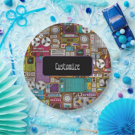 Retro Devices Recording Studio Paper Teller (Party)