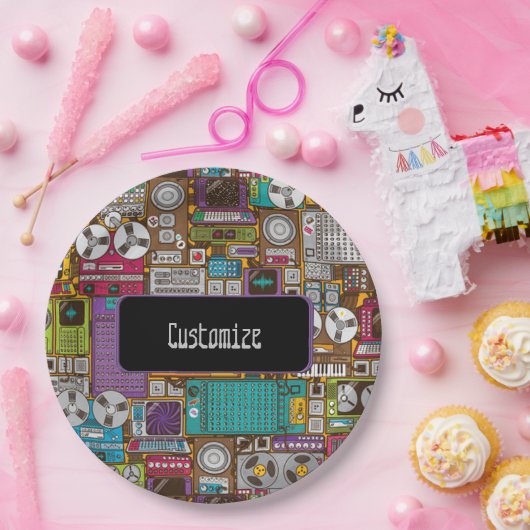 Retro Devices Recording Studio Paper Teller (Party)