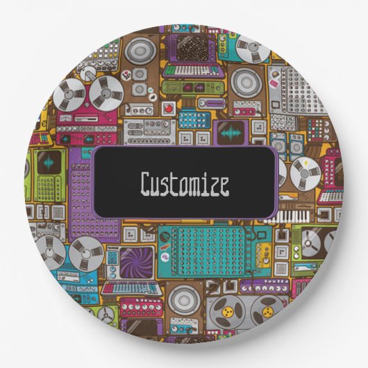 Retro Devices Recording Studio Paper Teller (Vorderseite)