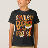 Retro Deviled Egg Er Thanksgiving Dinner Funny T-Shirt (Vorderseite)