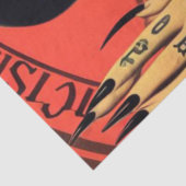 Retro Devilish Girl Seidenpapier (Ausschnitt)