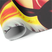 Retro Devilish Pinup Geschenkpapier (Rolleneckpunkt)