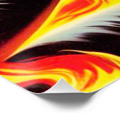 Retro Devilish Pinup Poster (Ecke)