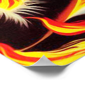 Retro Devilish Pinup Poster (Ecke)