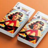 Retro Devilish Pinup Spielkarten
