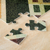 Retro Diagonal: Abstraktes Nahtloses Muster. Puzzle (Seite)