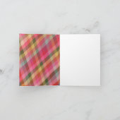 Retro Diagonal Weihnachten Karierte Niedliche Prep (Innenseite)