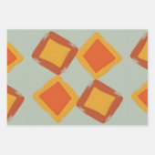 Retro-Diamant Geschenkpapier Set (Vorderseite 3)