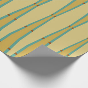 Retro-Diamanten und -Dreiecke  Geschenkpapier