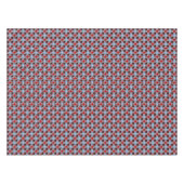Retro-Diamanten und -Stars-Tableteklappen Tischdecke (Vorderseite (Horizontal))